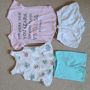 Set of 4 items 3t Janie and Jack, Dr. Seuss, Carter's, osh kosh